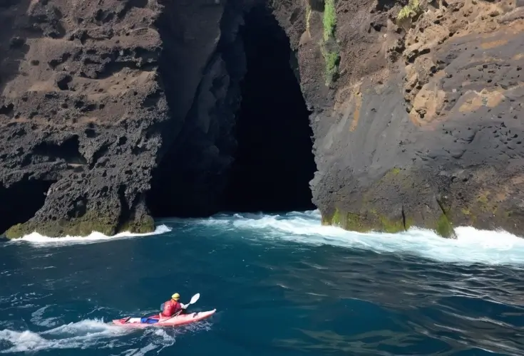 Rutas en kayak Rutas en kayak por el océano de La Palma